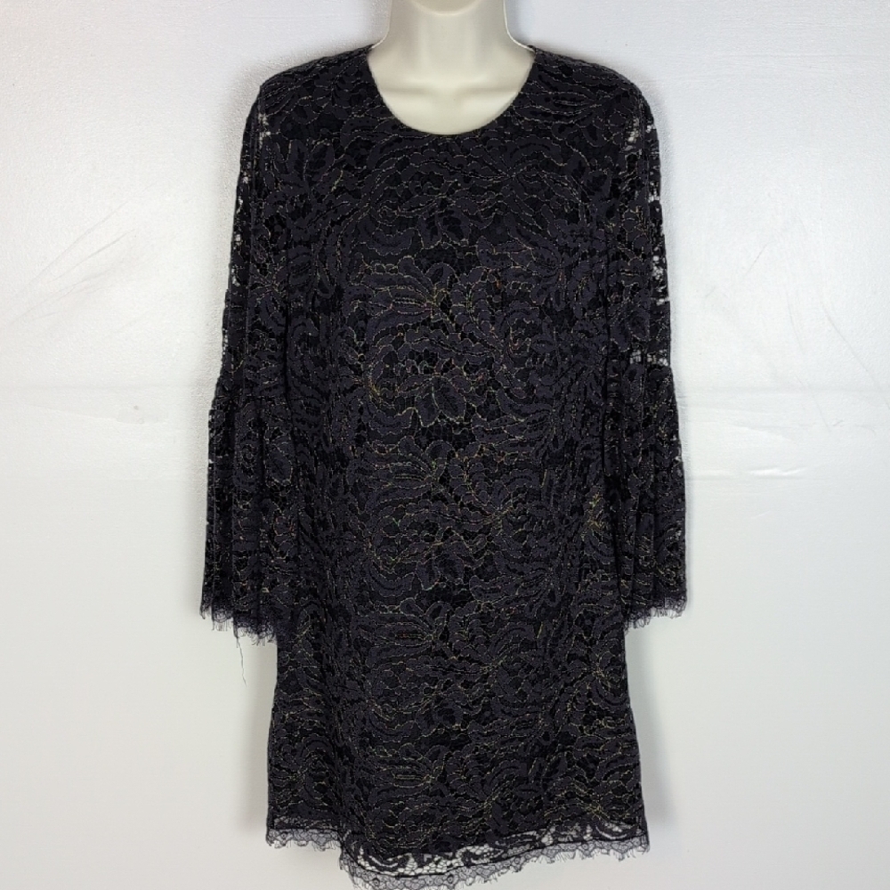 Dress the Population Floral Lace Sheath Dress